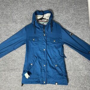 Ride Snowboards Jacket Womens S Blue Insulated 10K Waterproof Outerwear